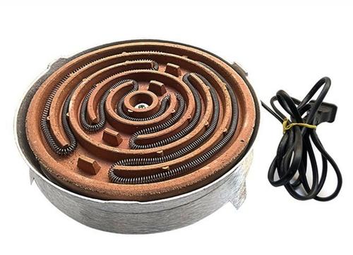 圓形平面電爐盤實(shí)驗(yàn)室凹面爐盤電熱絲高溫耐火盤家用電熱爐磚配件